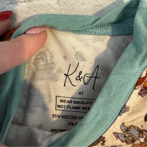 K&A Boutique Bambi Bamboo Pajama Set - Picture 2 of 3